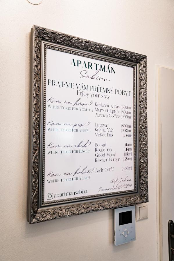 Apartmán Sabína Liptovský Mikuláš Esterno foto
